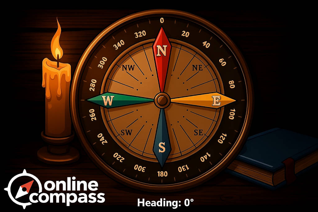 online compass قطب نمای آنلاین