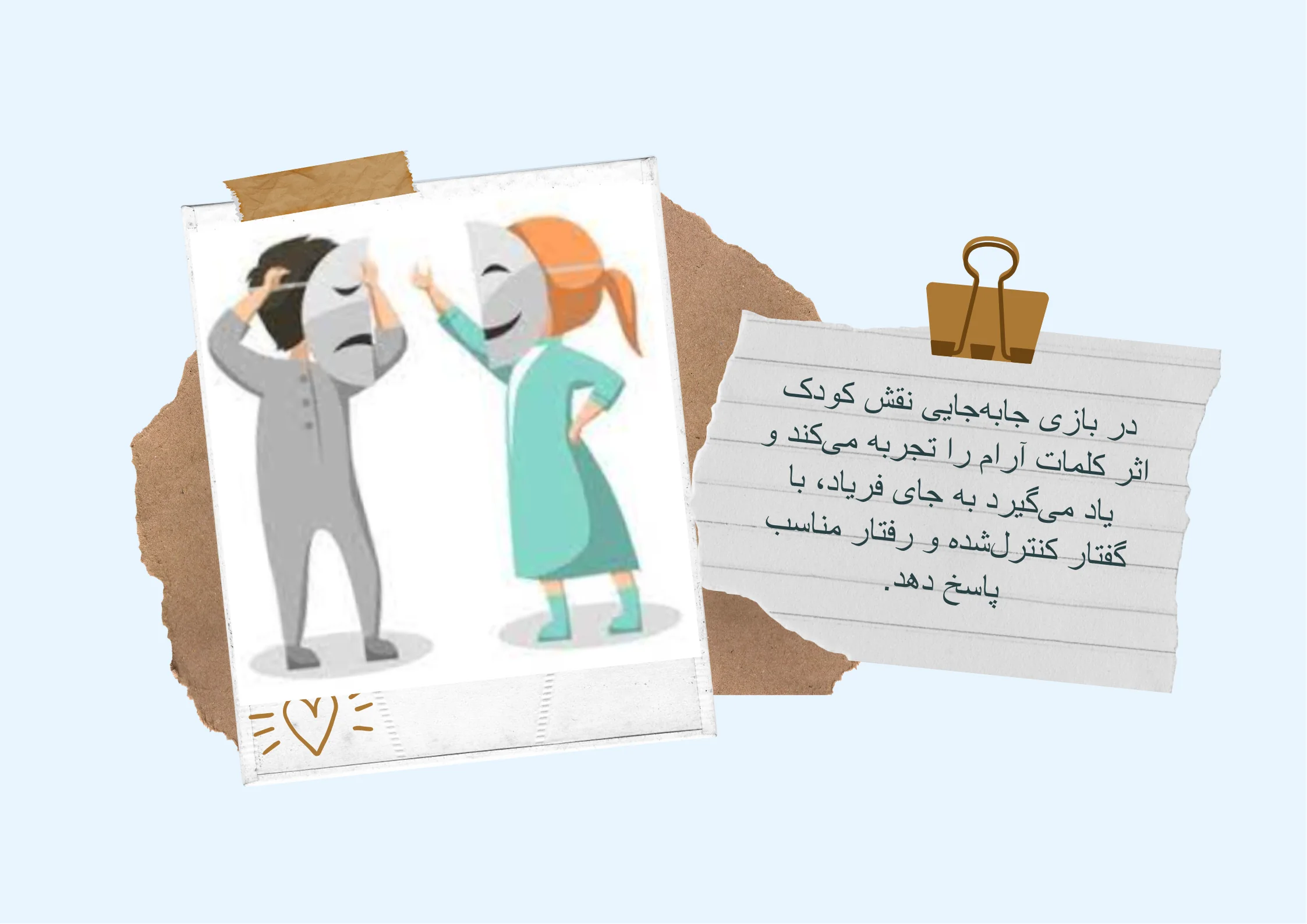 بازی ایفای نقش یکی از راه های عالی برای مدیریت خشم در بیش فعالی است