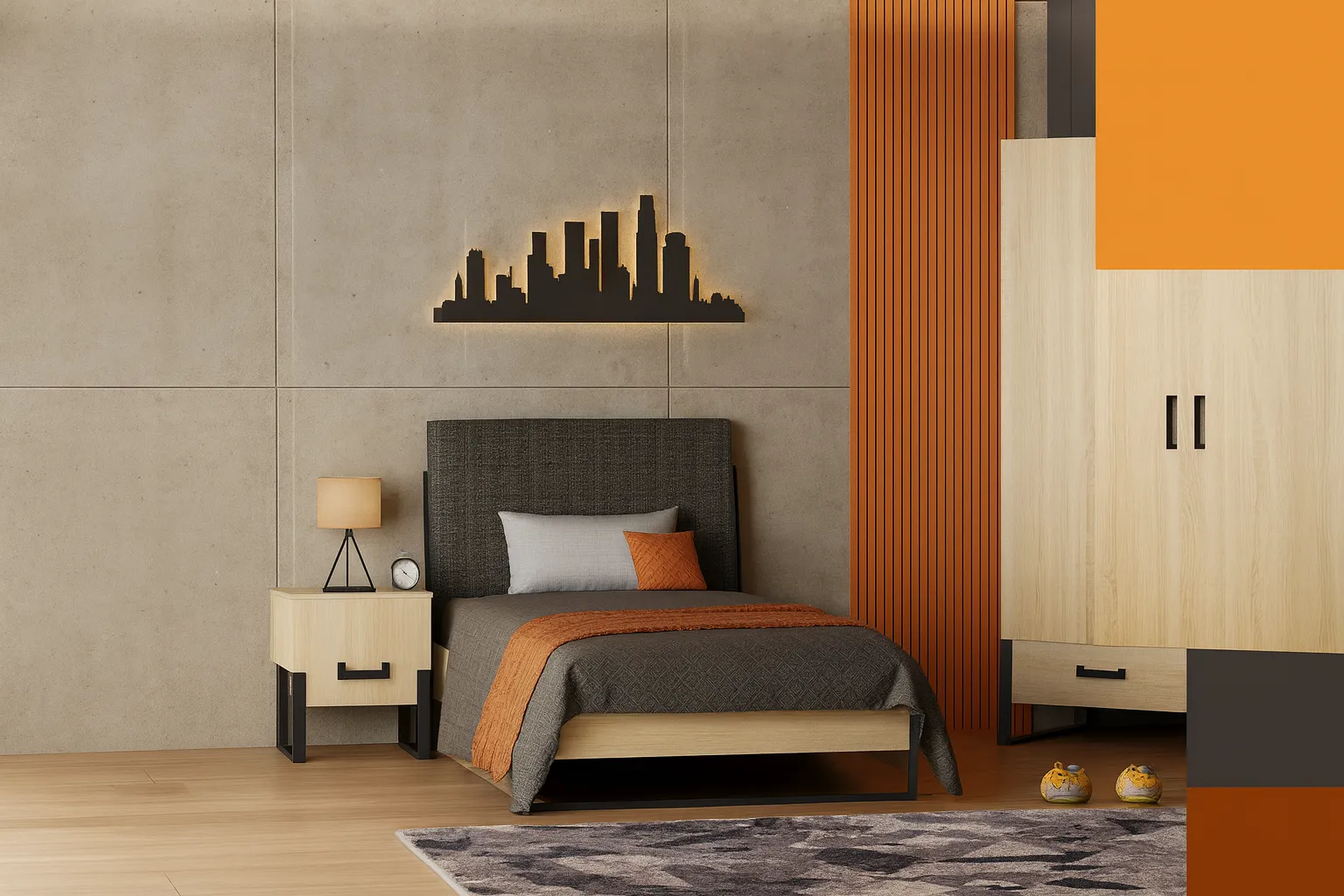 بهترین رنگ برای اتاق خواب کوچک