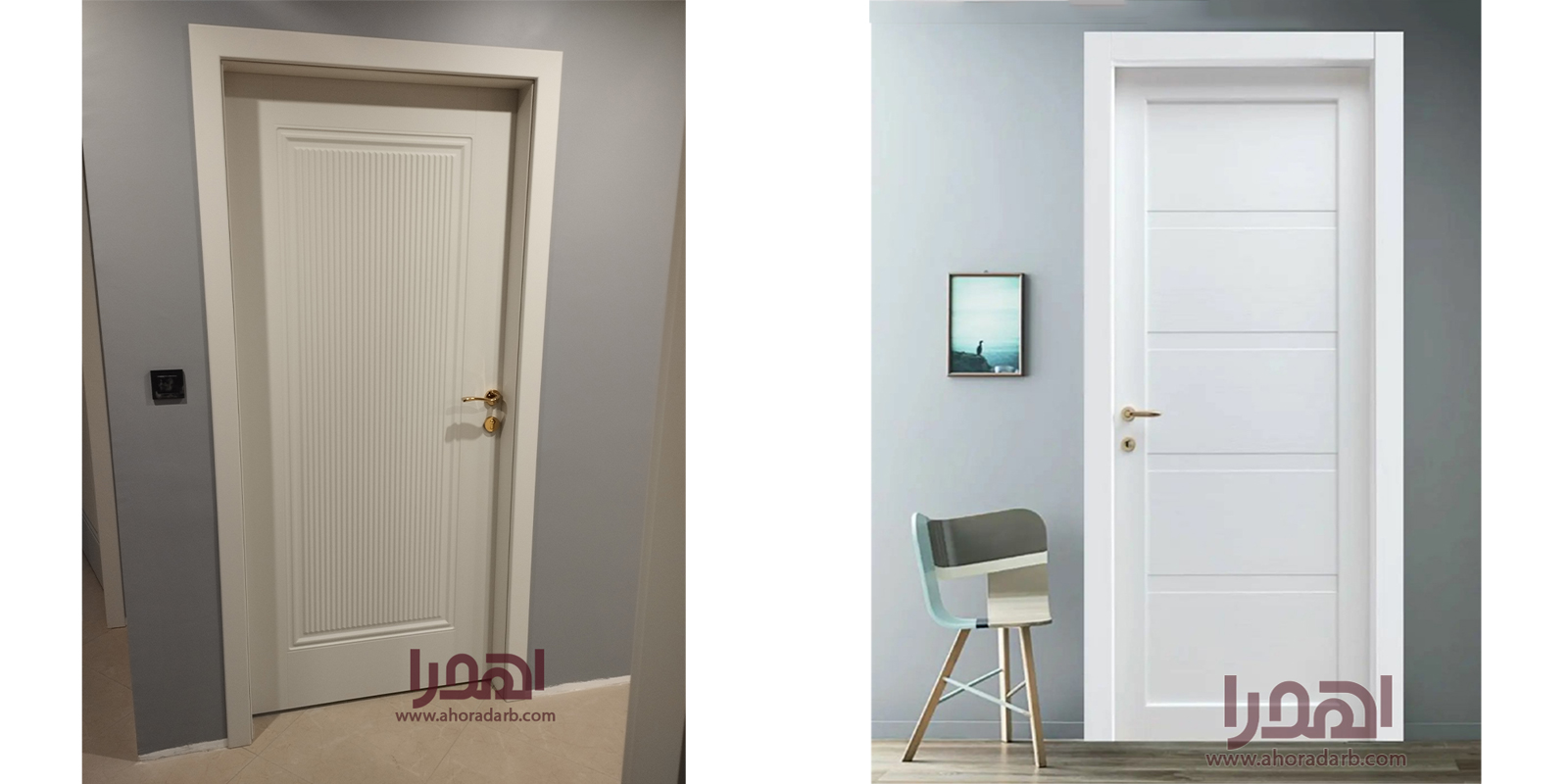 درب اتاق خواب روکش pvc