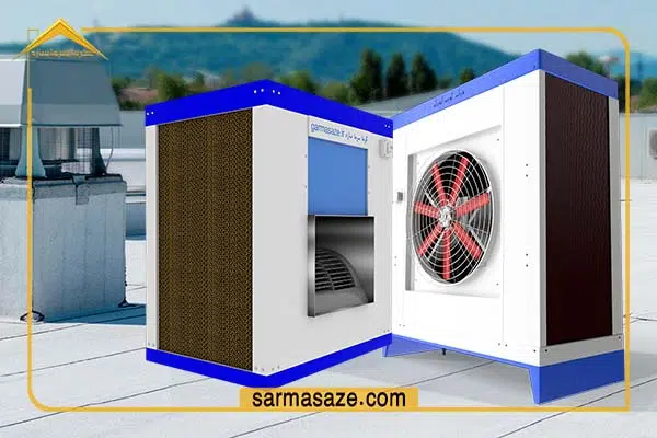 جدا کردن فن کولر آکسیال جهت نگهداری زمستانی