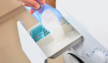 نحوه استفاده از پودر جرم گیر ماشین لباسشویی