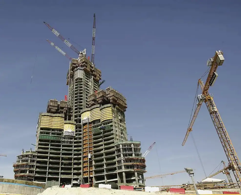 میزان تقریبی مواد مصرفی در ساخت برج خلیفه