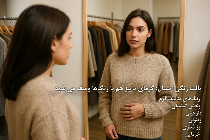 پالت رنگی لباس های زمستانه