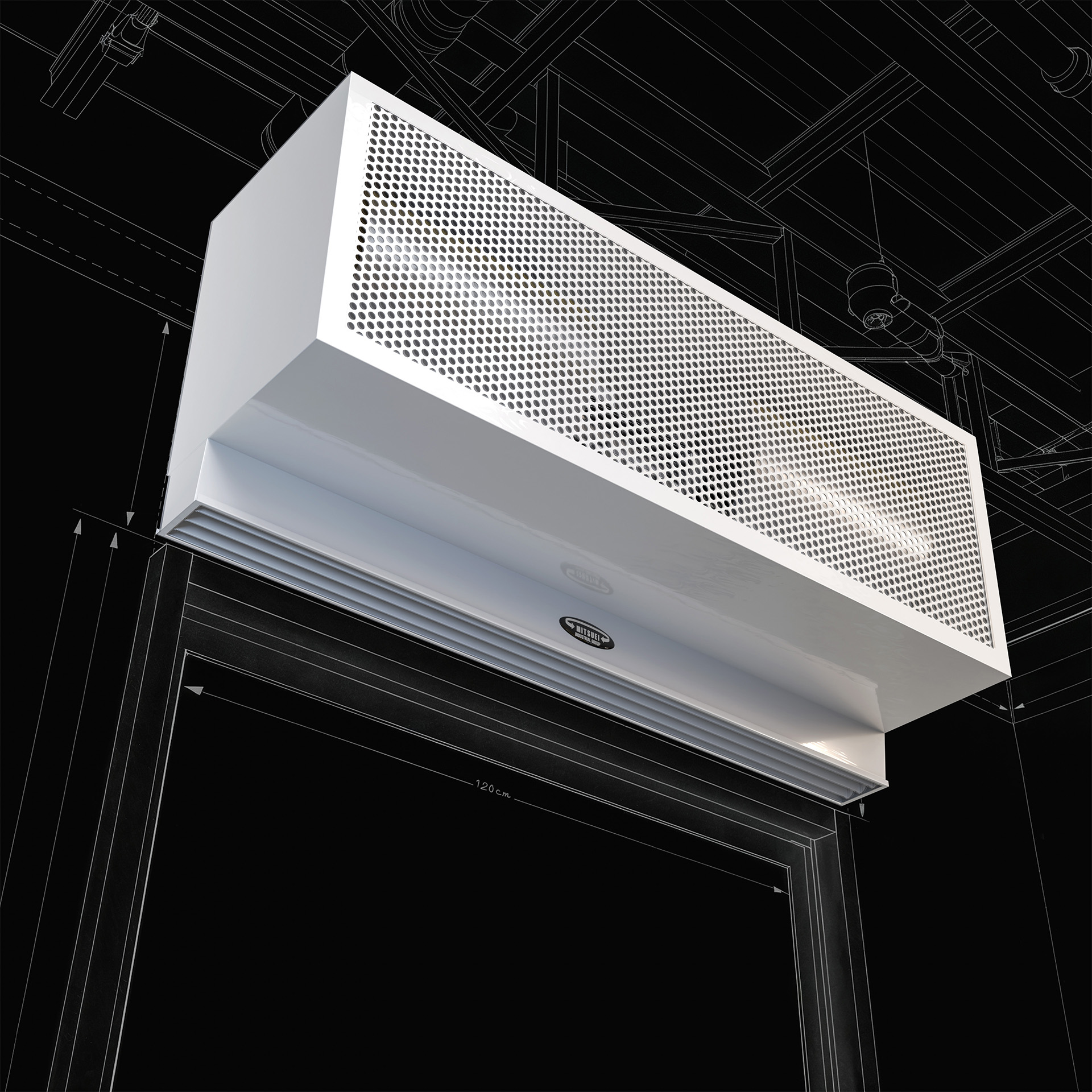 پرده هوا صنعتی