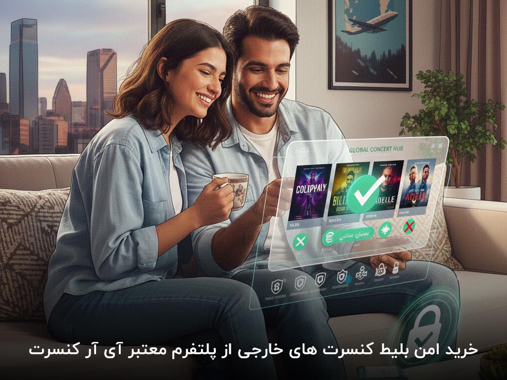 چطور بلیط کنسرت های خارج از کشور را بخریم؟ 3