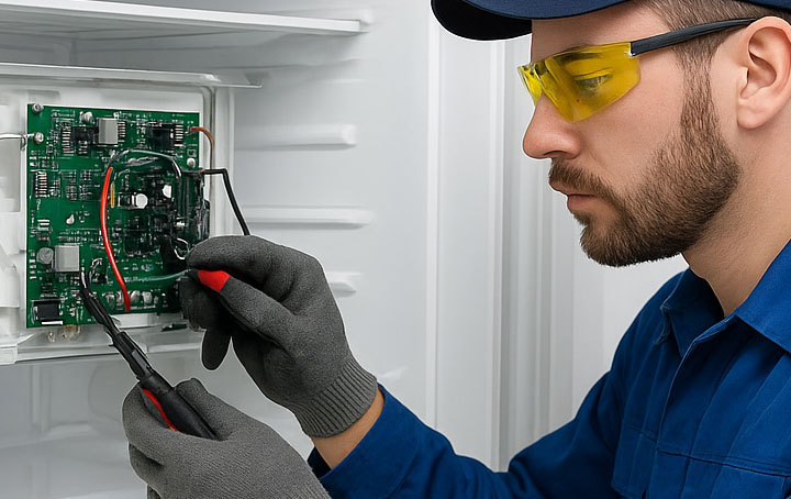 6 علائم خرابی برد یخچال و روش های عیب یابی آن 6 علائم خرابی برد یخچال و روش های عیب یابی آن