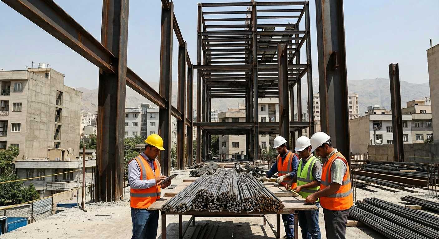 قیمت آهن و قیمت ساختمان