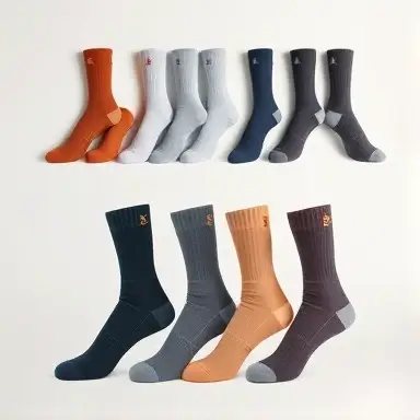 جوراب_های طرح_دار  و سفارشی مثل درج لوگوی شرکت روی جوراب