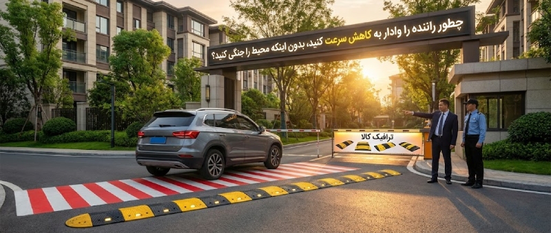 خريد سرعت گير لاستیکی از ترافیک کالا