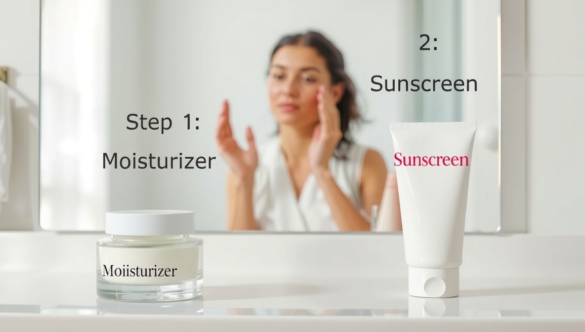 ترتیب صحیح استفاده از کرم مرطوب کننده و کرم ضد آفتاب چیست؟