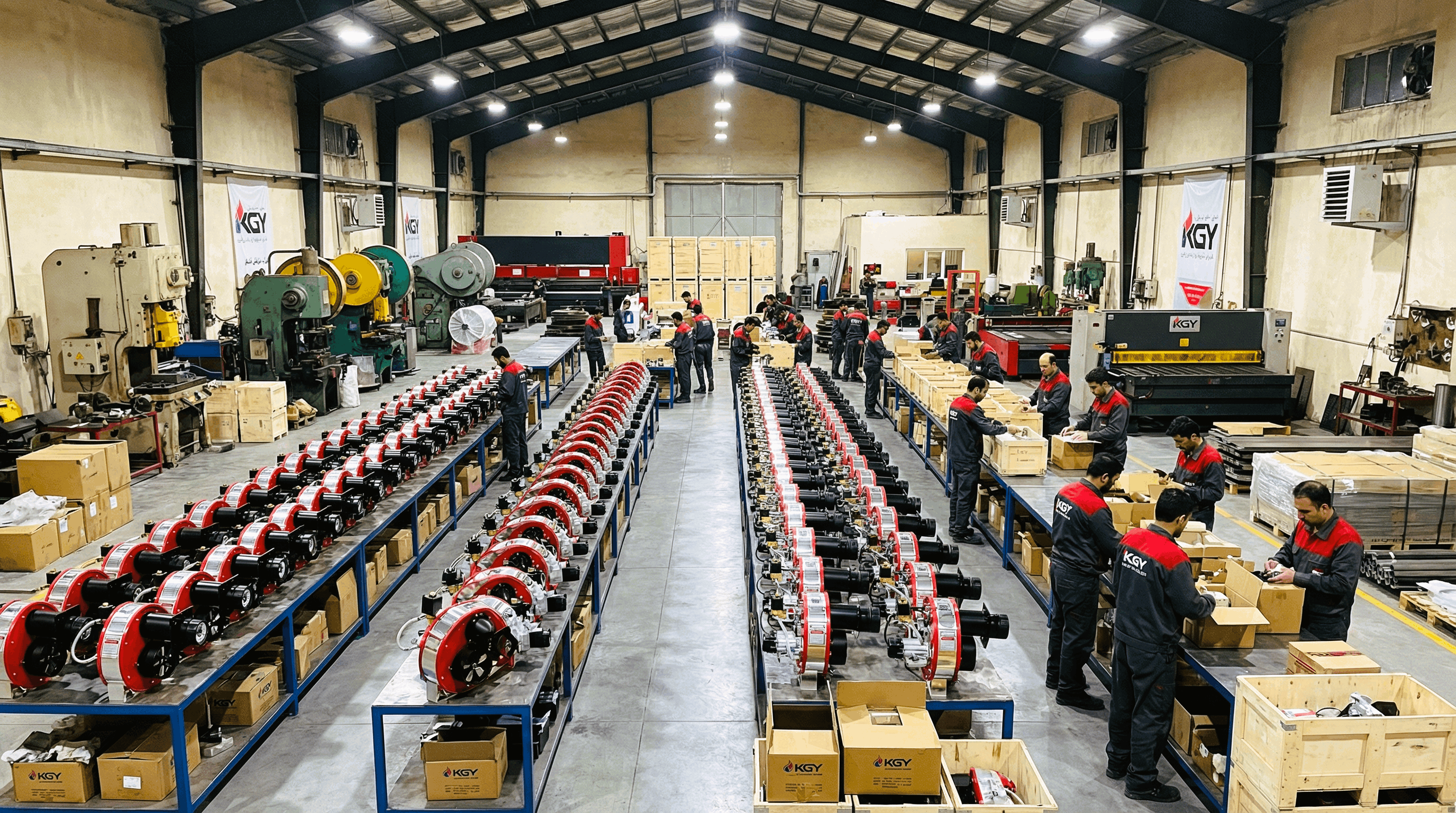 تولیدکننده مشعل بخاری صنعتی