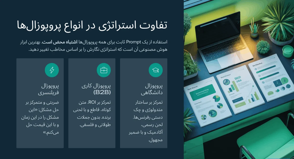 بهترین هوش مصنوعی برای پروپوزال نویسی