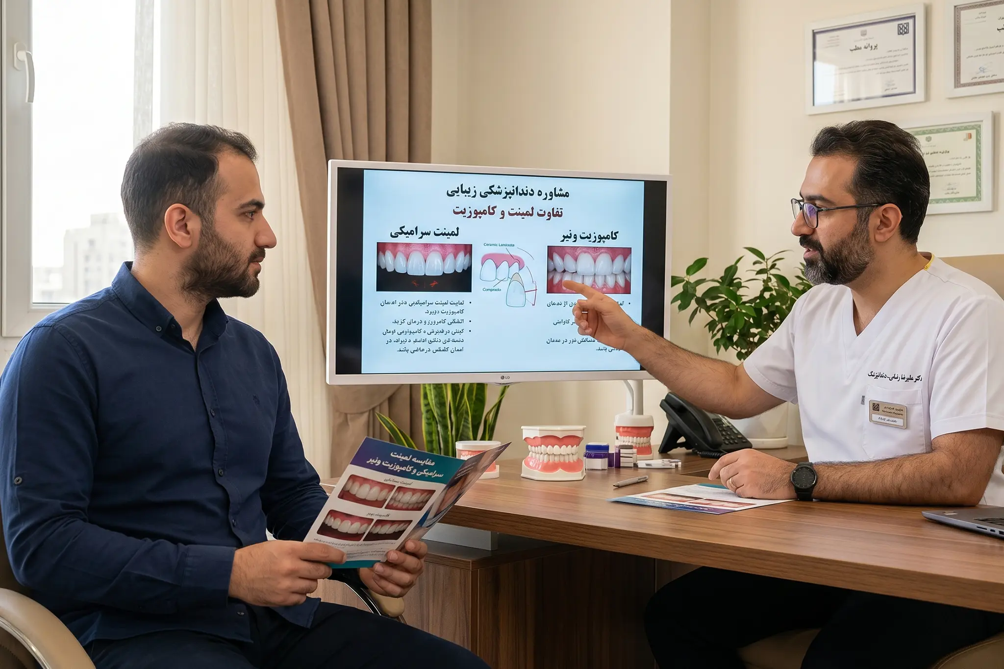 کیس های مناسب کامپوزیت دندان