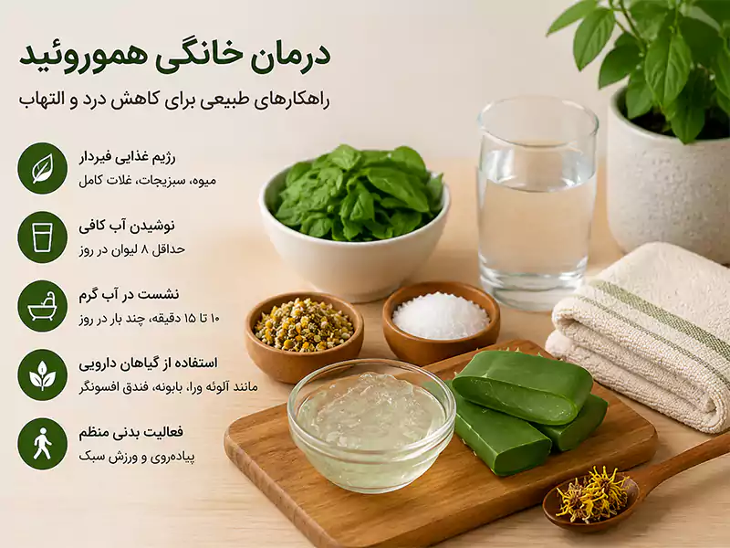 درمان خانگی هموروئید