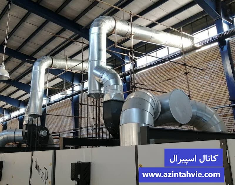 خرید کانال اسپیرال گالوانیزه