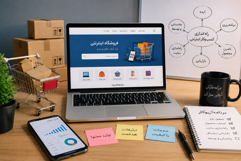 راه‌اندازی کسب‌وکار اینترنتی