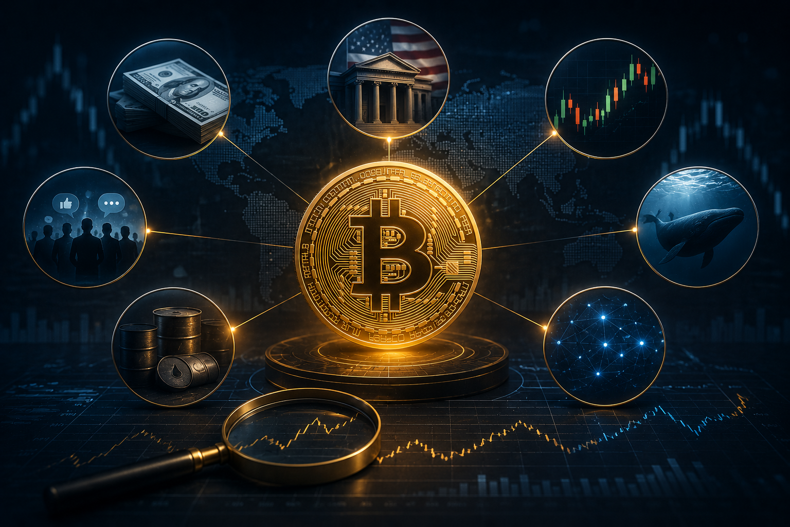 عوامل تاثیرگذار بر بیت کوین تا ماه آینده