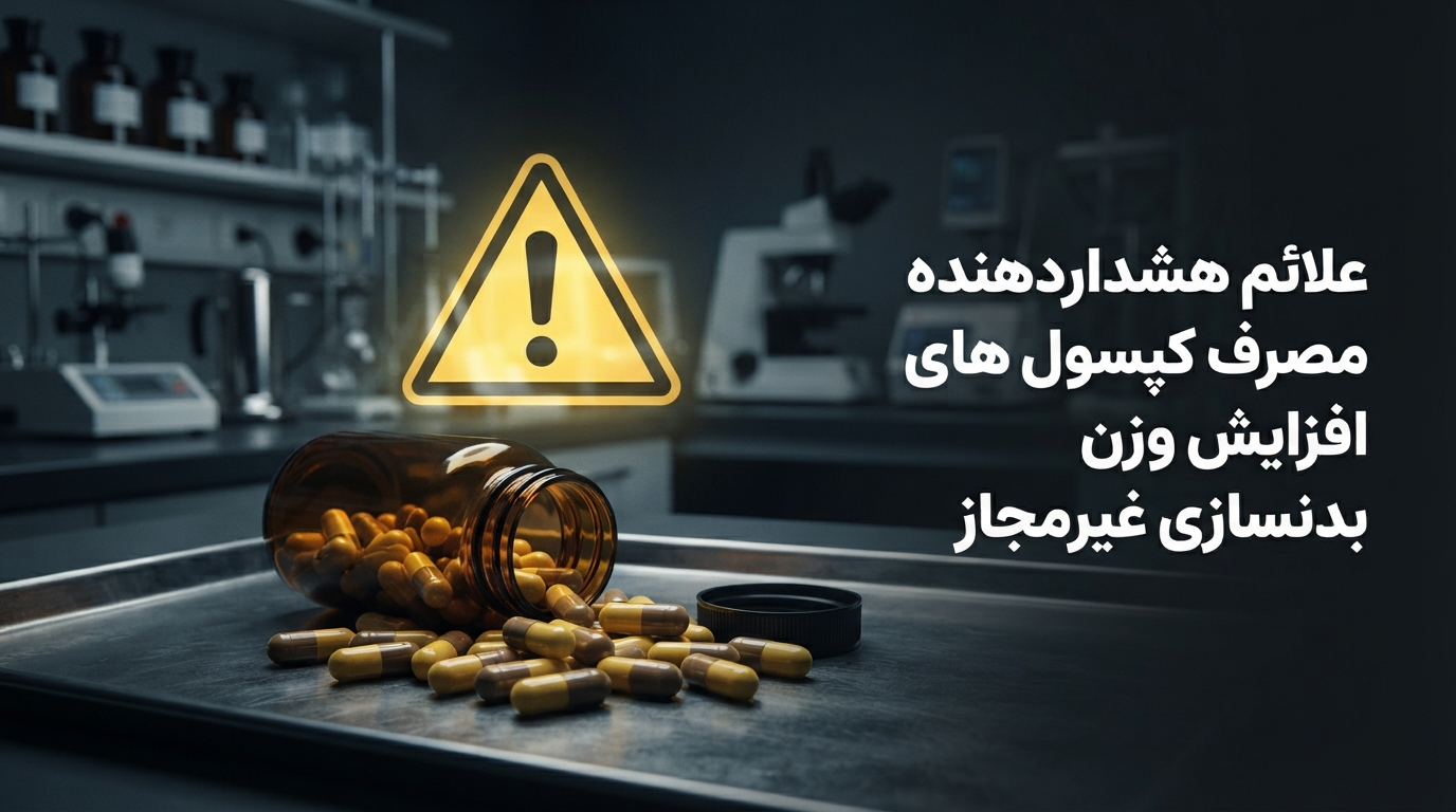 علائم هشداردهنده مصرف کپسول های افزایش وزن بدنسازی غیرمجاز