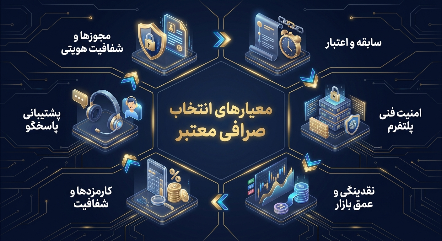 معیارهای انتخاب صرافی معتبر