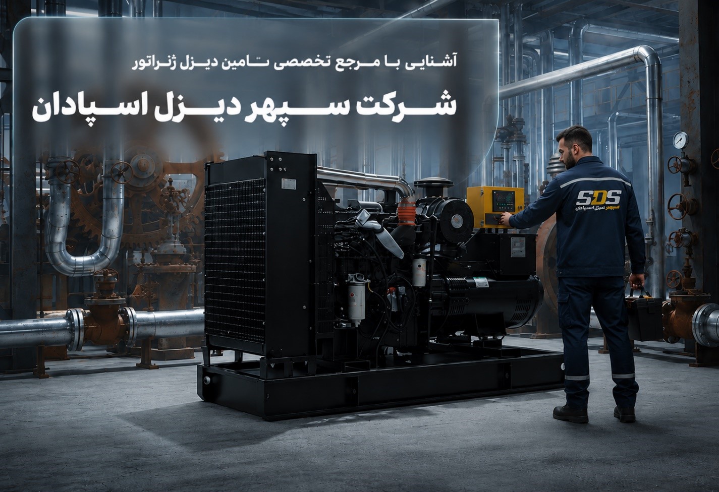 شرکت سپهر دیزل اسپادان (مرجع تخصصی تامین و تجهیز دیزل ژنراتور در ایران )