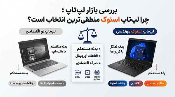 بررسی بازار لپ تاپ؛ چرا لپ تاپ استوک منطقی ترین انتخاب است؟