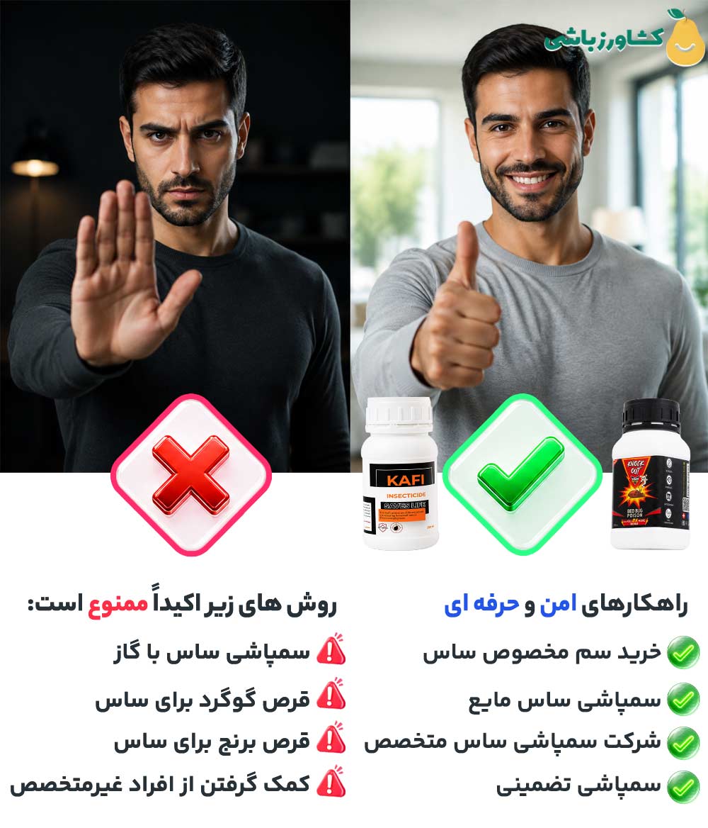 تعهد به ایمنی شرکت کشاورزباشی: پرهیز از روش‌های خطرناک و غیرمجاز