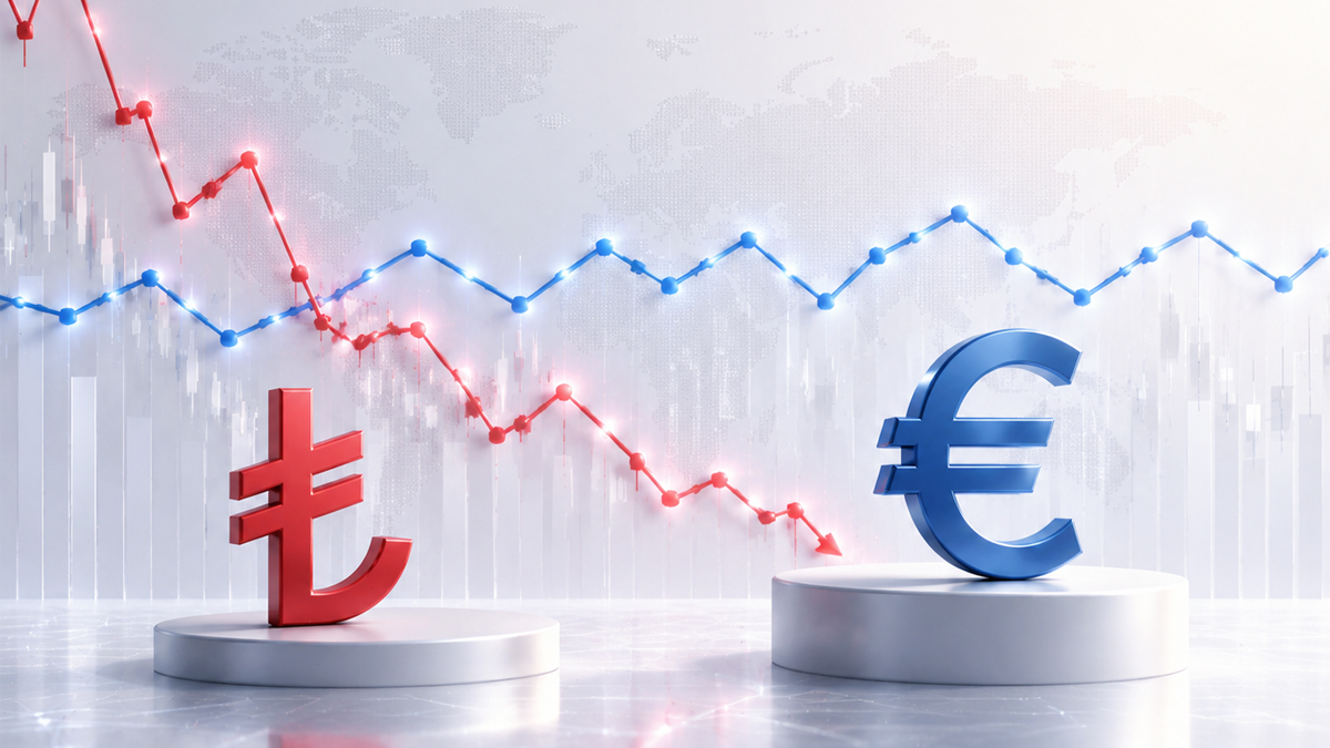 مسیر متفاوت لیر؛ کاهش ارزش با نظارت بانک مرکزی