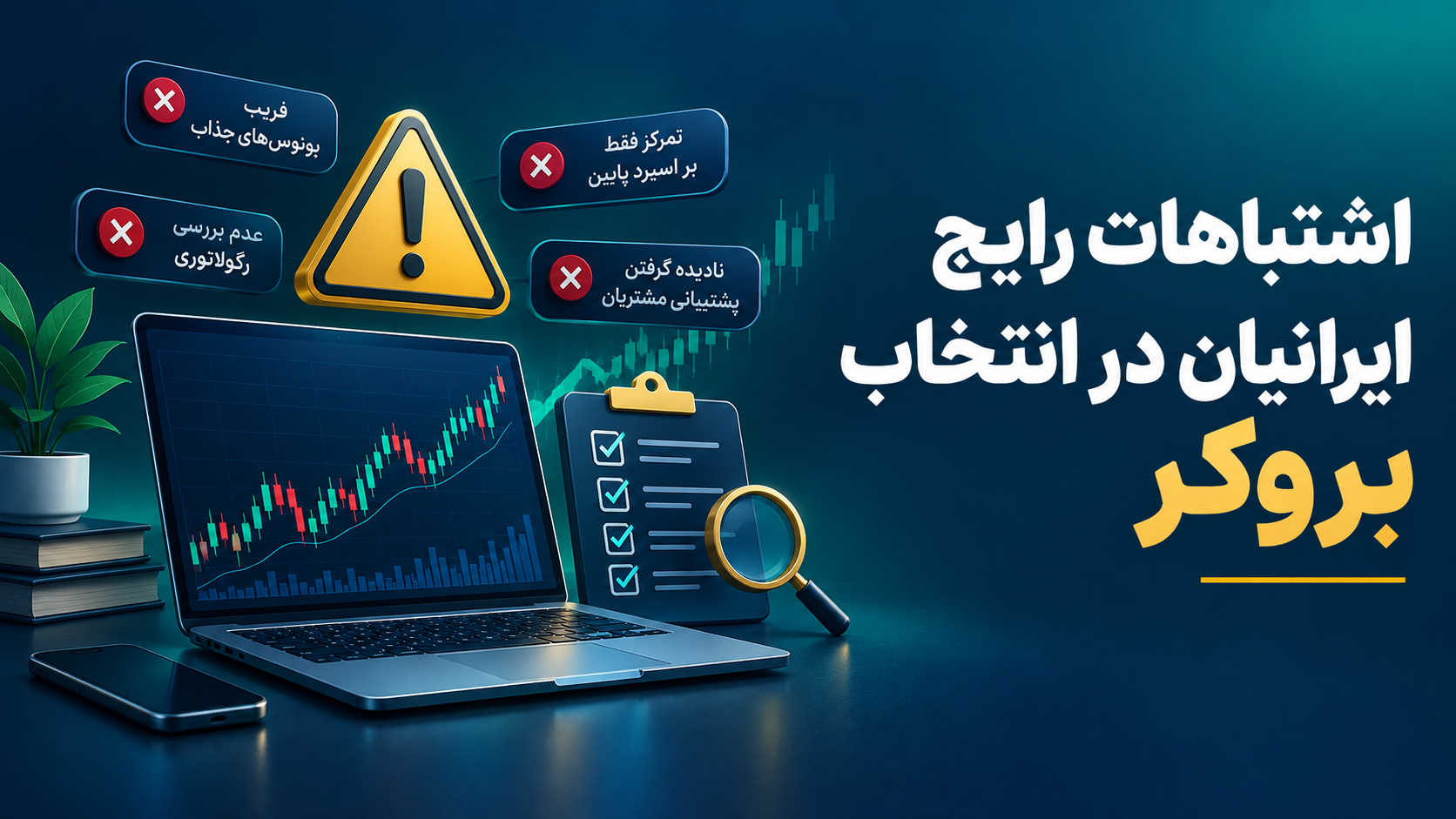 اشتباهات رایج ایرانیان در انتخاب بروکر