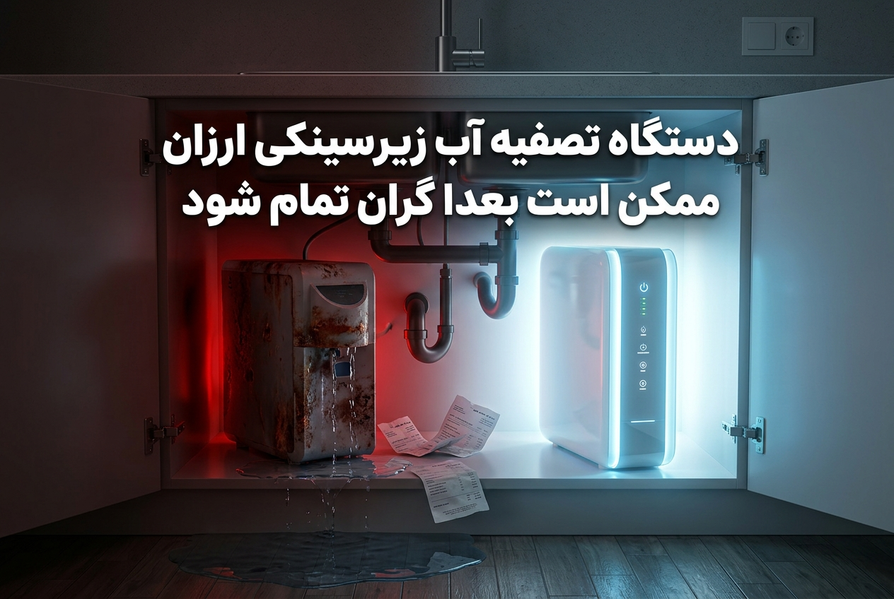 هشدار چهارم: دستگاه تصفیه آب زیرسینکی ارزان ممکن است بعدا گران تمام شود!