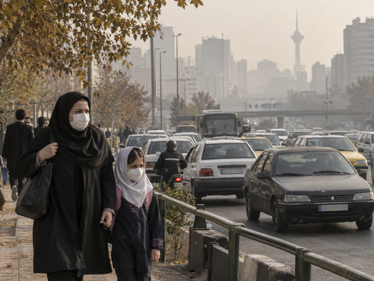 آلودگی هوای تهران و شروع مدارس