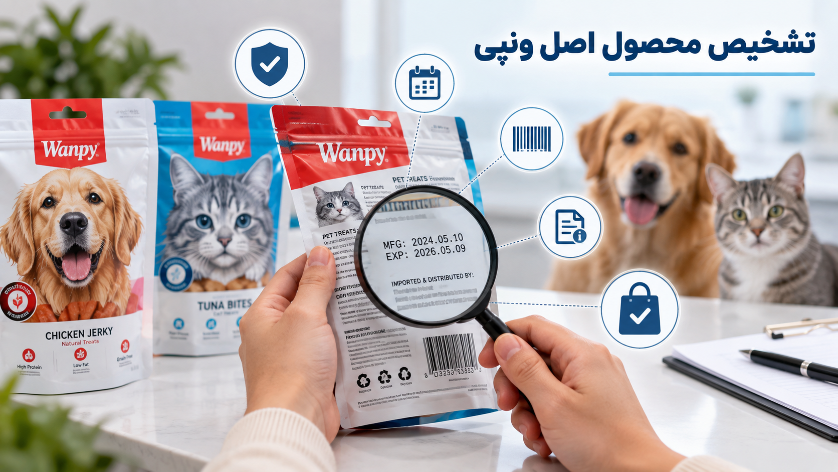 خرید محصولات ونپی اصل از نمایندگی