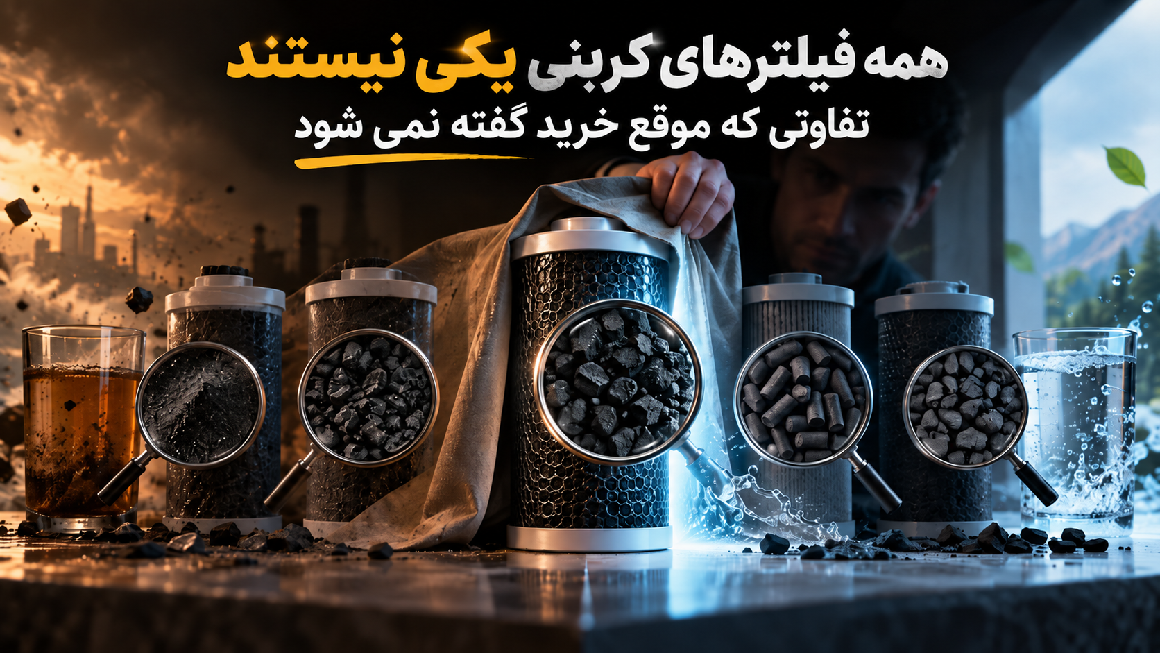 همه فیلترهای کربنی یکی نیستند، تفاوتی که موقع خرید گفته نمی شود