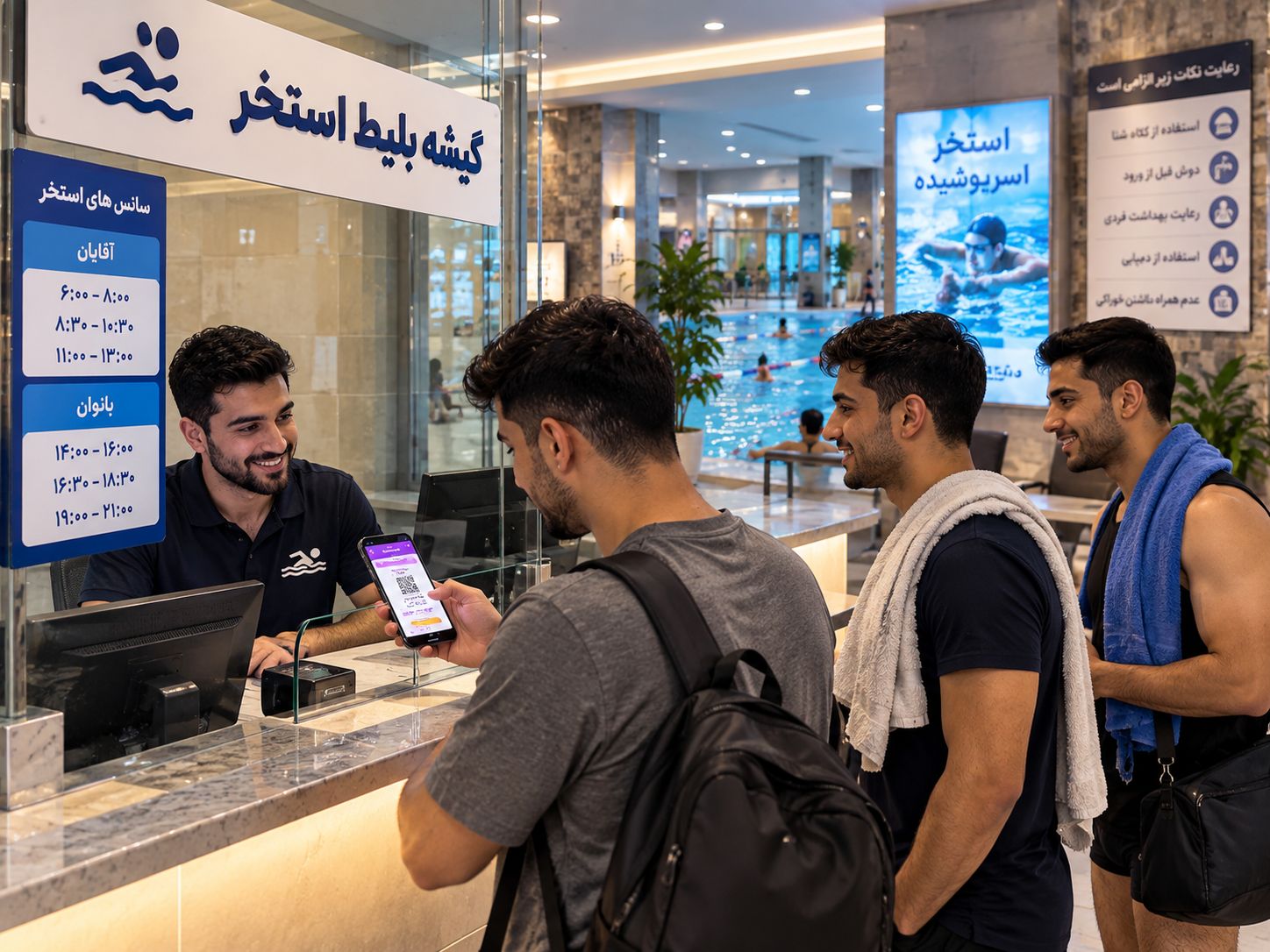 قیمت بلیط استخرهای تهران