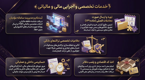 خدمات کاهش مالیات و حسابداری