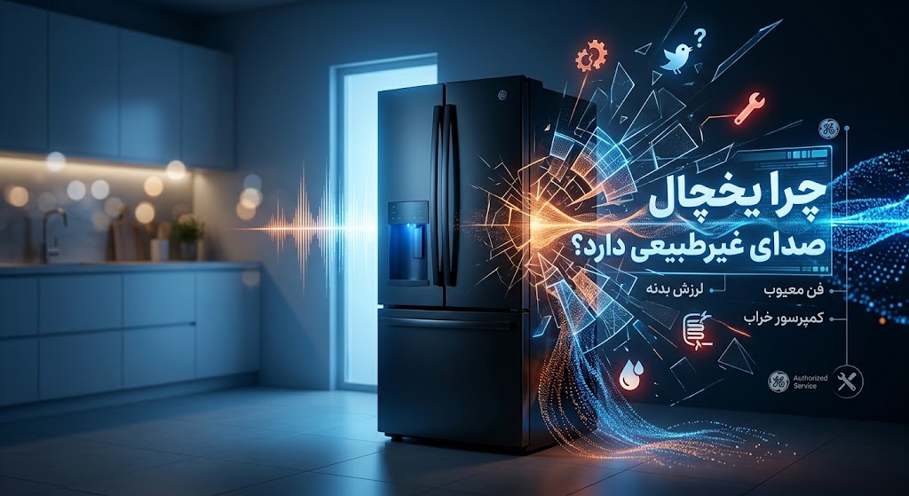 چرا یخچال صدای غیرطبیعی یا بلندی دارد؟