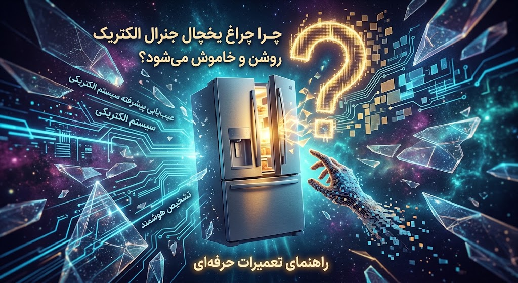 چرا یخچال جنرال الکتریک روشن و خاموش میشود؟
