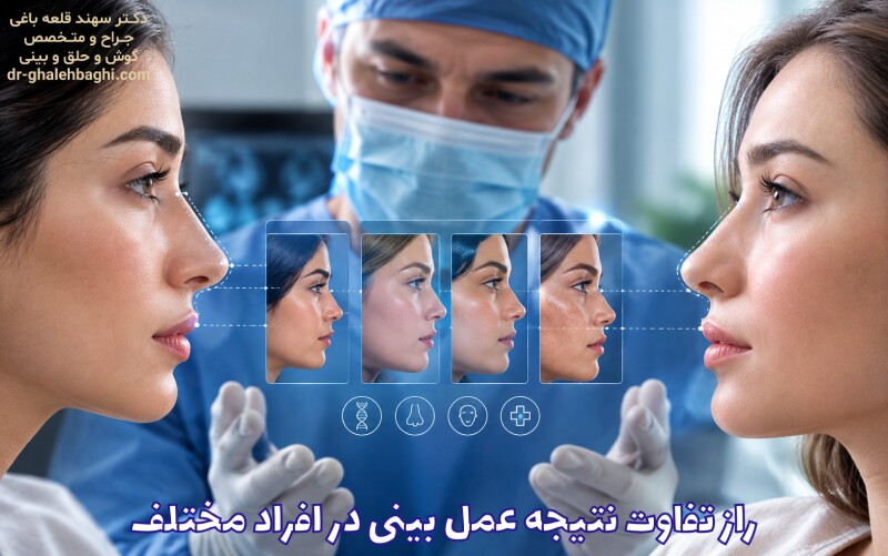 راز تفاوت نتیجه عمل بینی در افراد مختلف