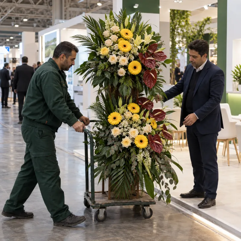 تاج گل نمایشگاهی