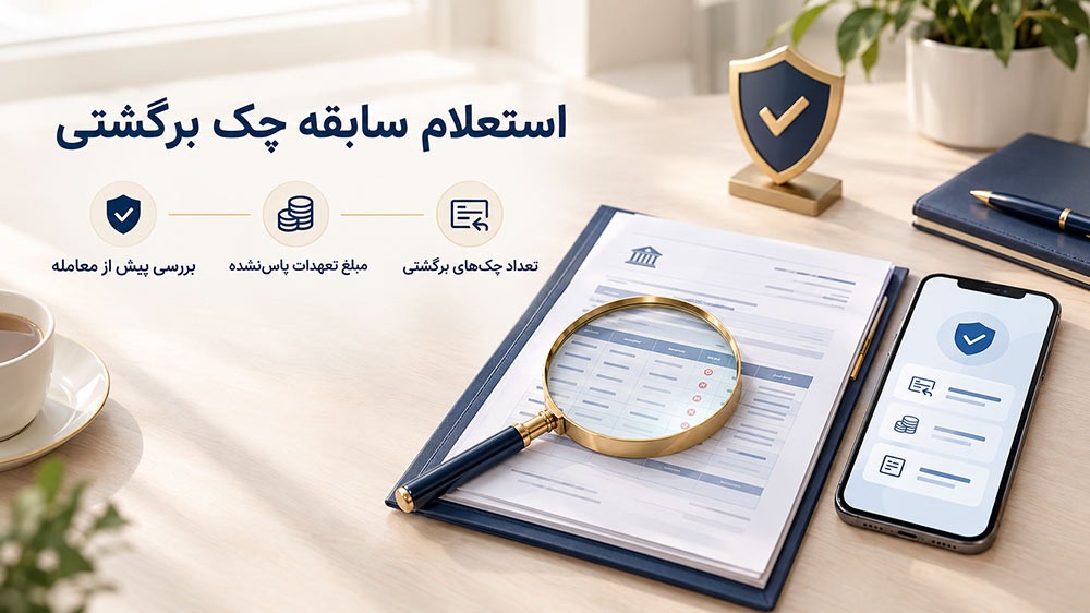 نحوه استعلام چک برگشتی