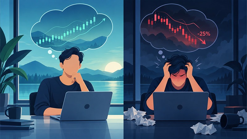کاهش فشار ترید با مدیتیشن